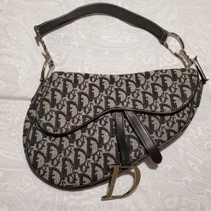 Christian Dior Oblique Mini Saddle Bag